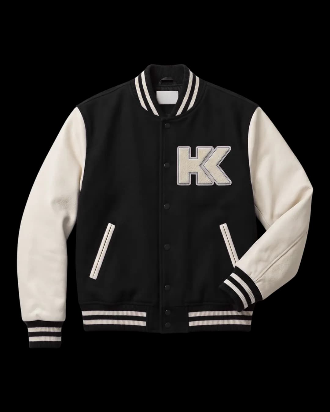 Varsity Jacket in Black