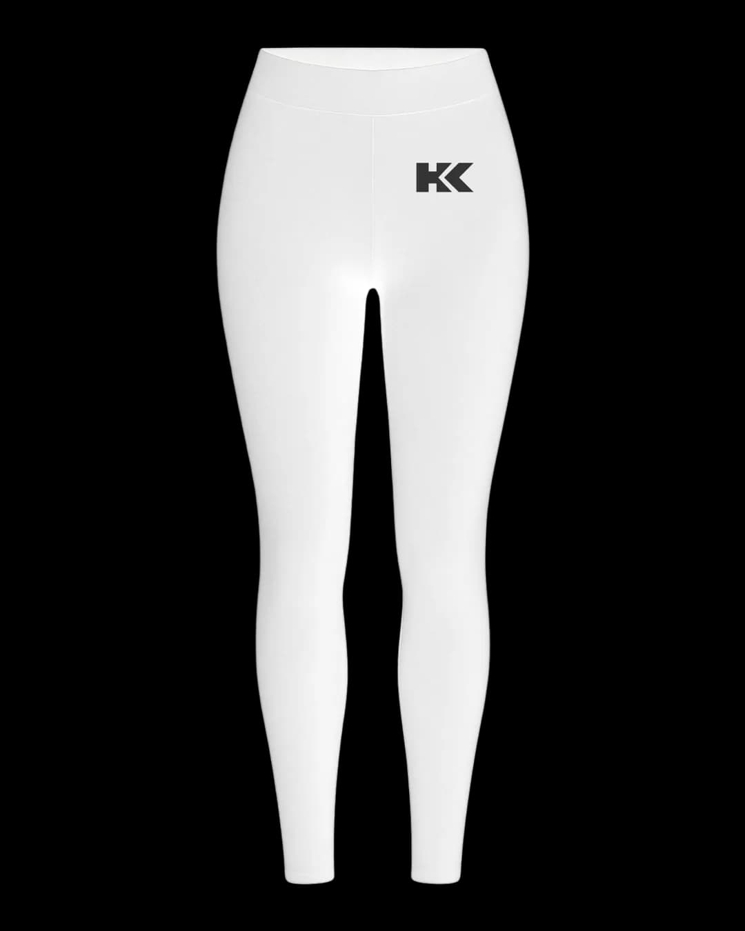 High-Waist Leggings in White