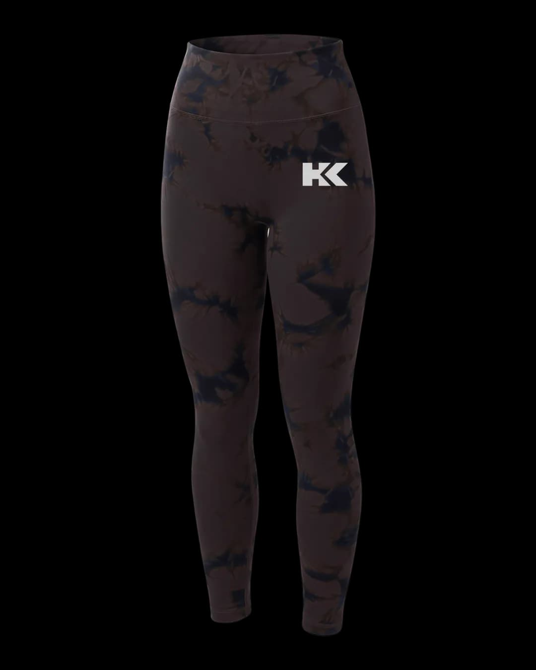 Tie-Dye Leggings in Black