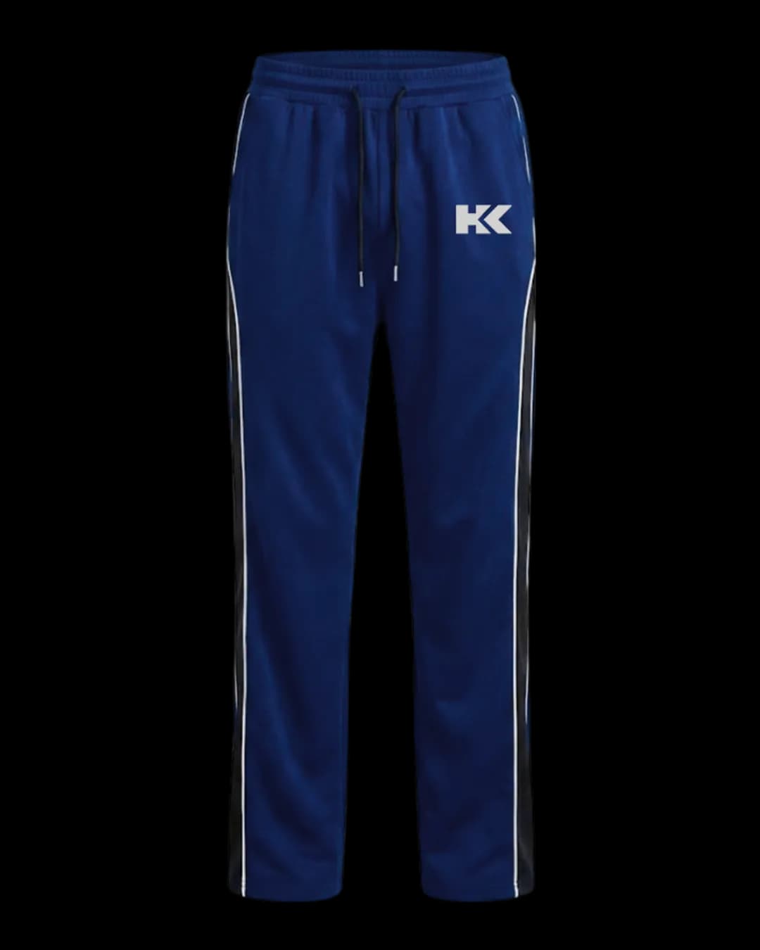 Side Piping Track Pants in Royal Blue