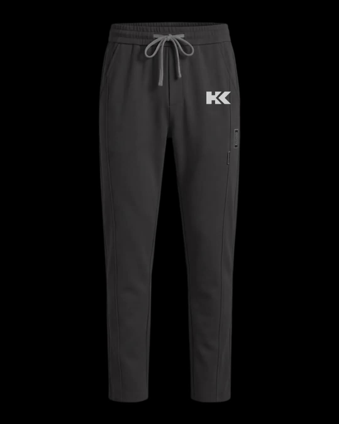 Straight Leg Sweatpants in Black