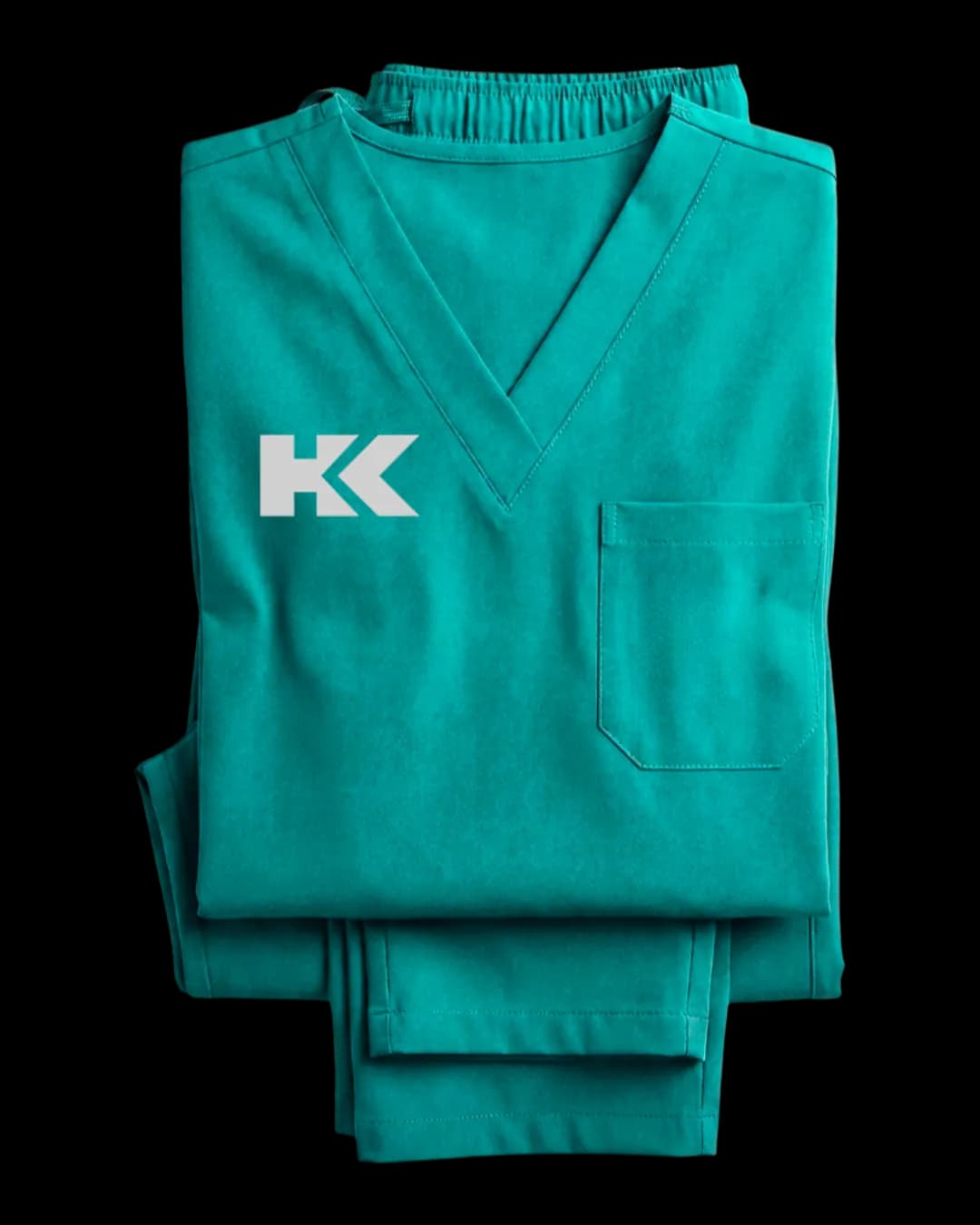 Jogger Scrub Set in Light Teal