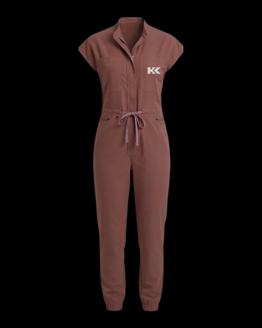 Utility Jumpsuit in Rust