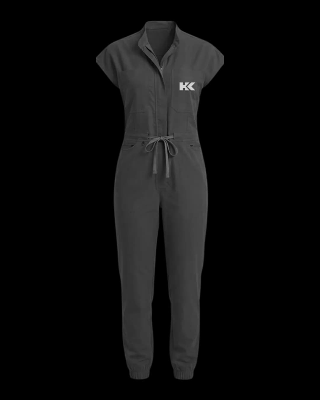 Utility Jumpsuit in Charcoal