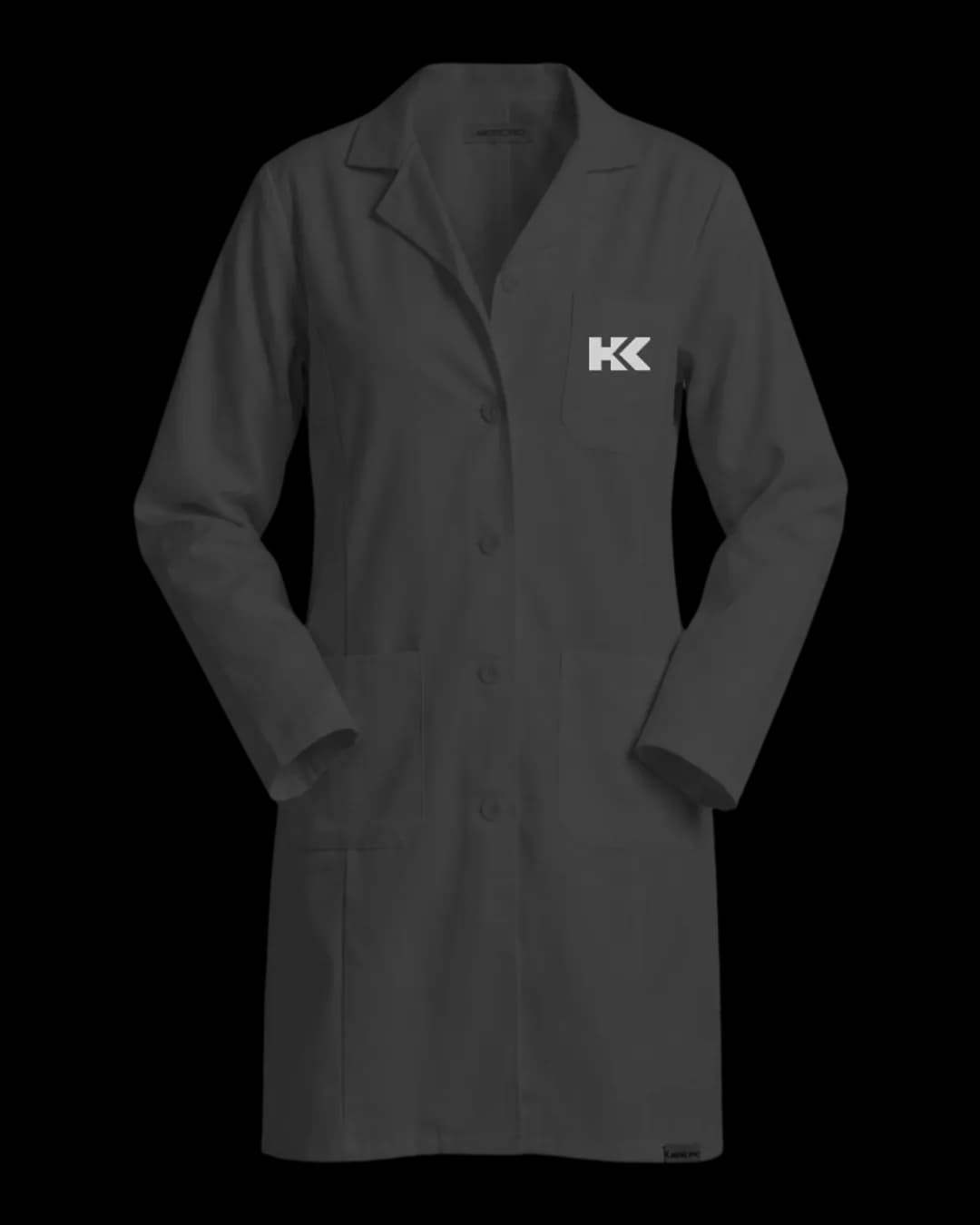 Lab Coat in Charcoal
