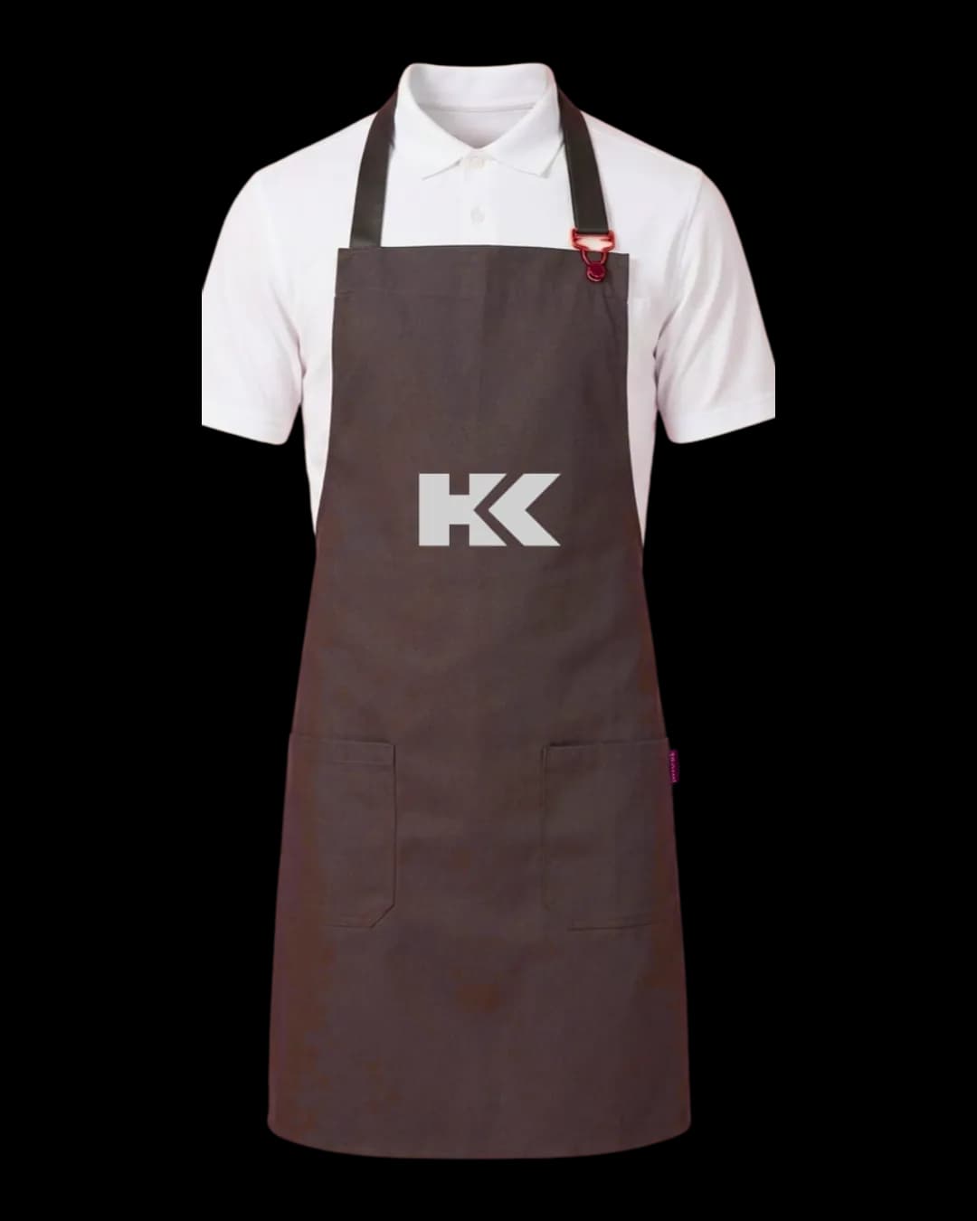 Bib Apron in Brown