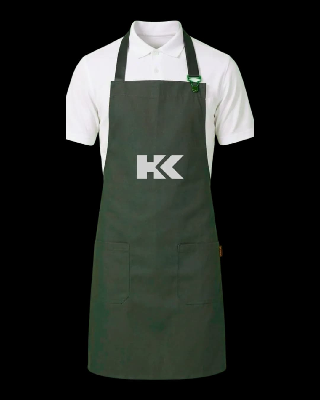 Bib Apron in Green