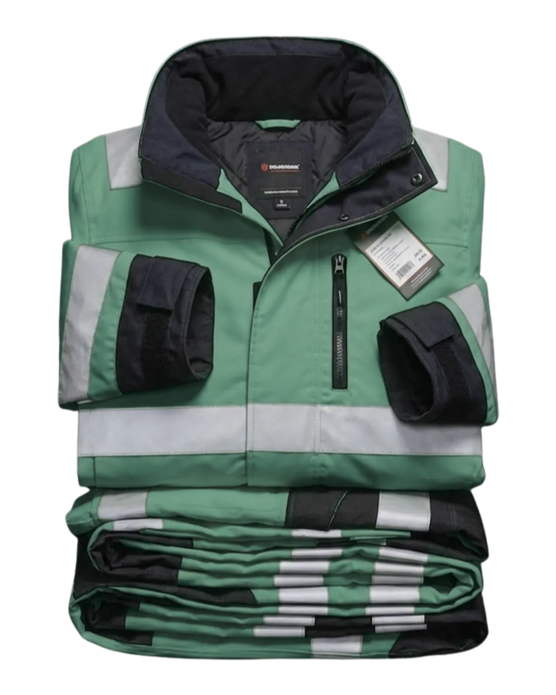 Hi-Vis Padded Work Suit in Green