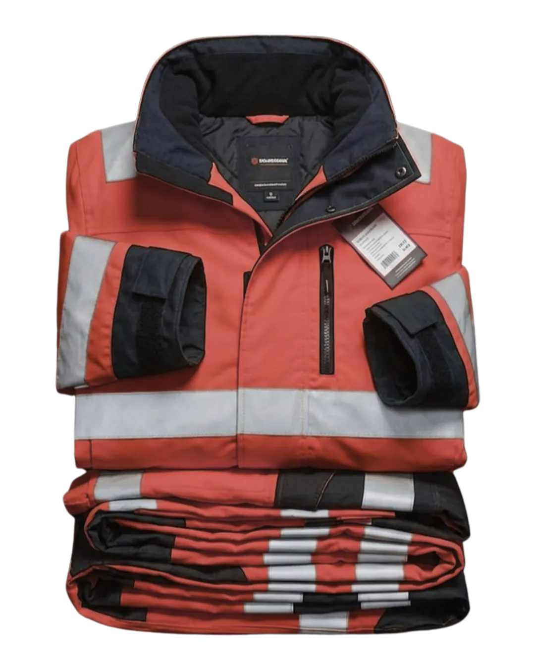 Hi-Vis Padded Work Suit in Red