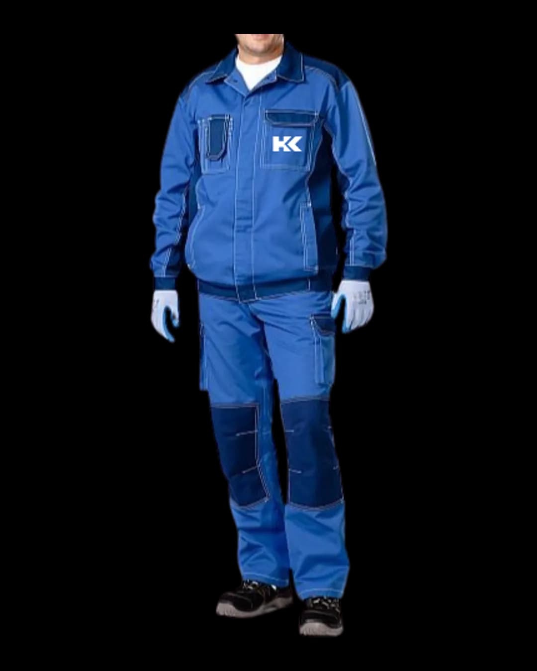 Two-Tone Work Suit worn by a model