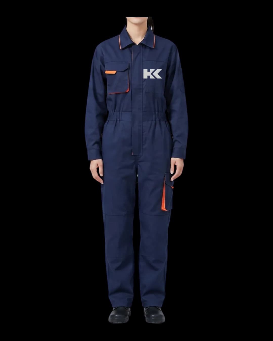 Work Coverall worn by a model