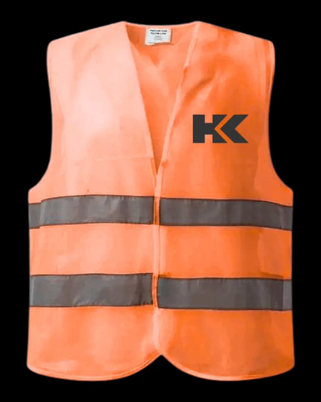 Hi-Vis Safety Vest in Hi-Vis Orange