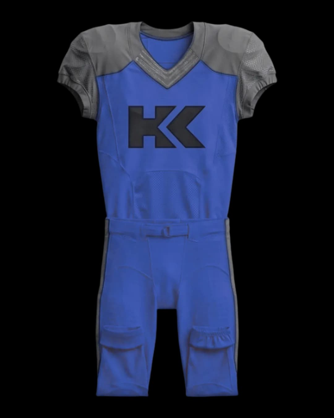 Two-Tone American Football Uniform in Royal Blue