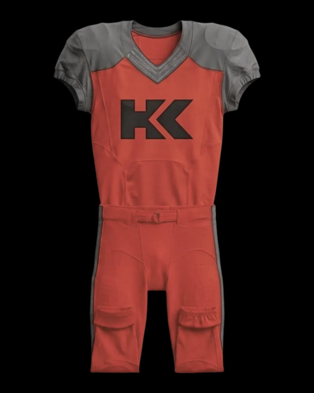 Two-Tone American Football Uniform in Red