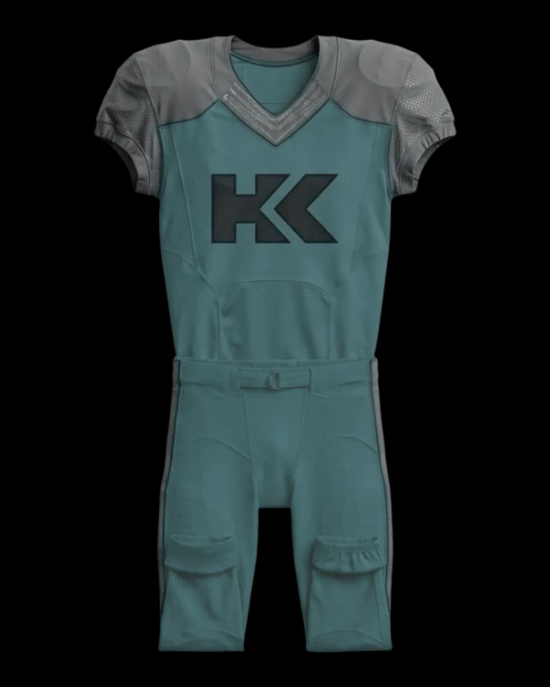 Two-Tone American Football Uniform in Teal