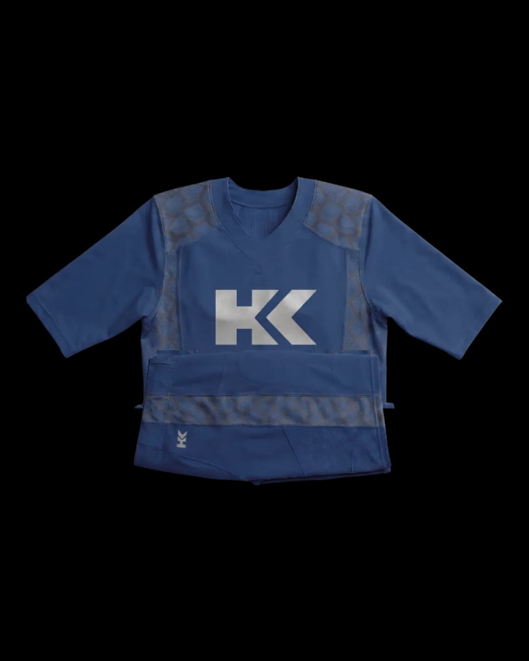 Hex Panel American Football Uniform in Royal Blue