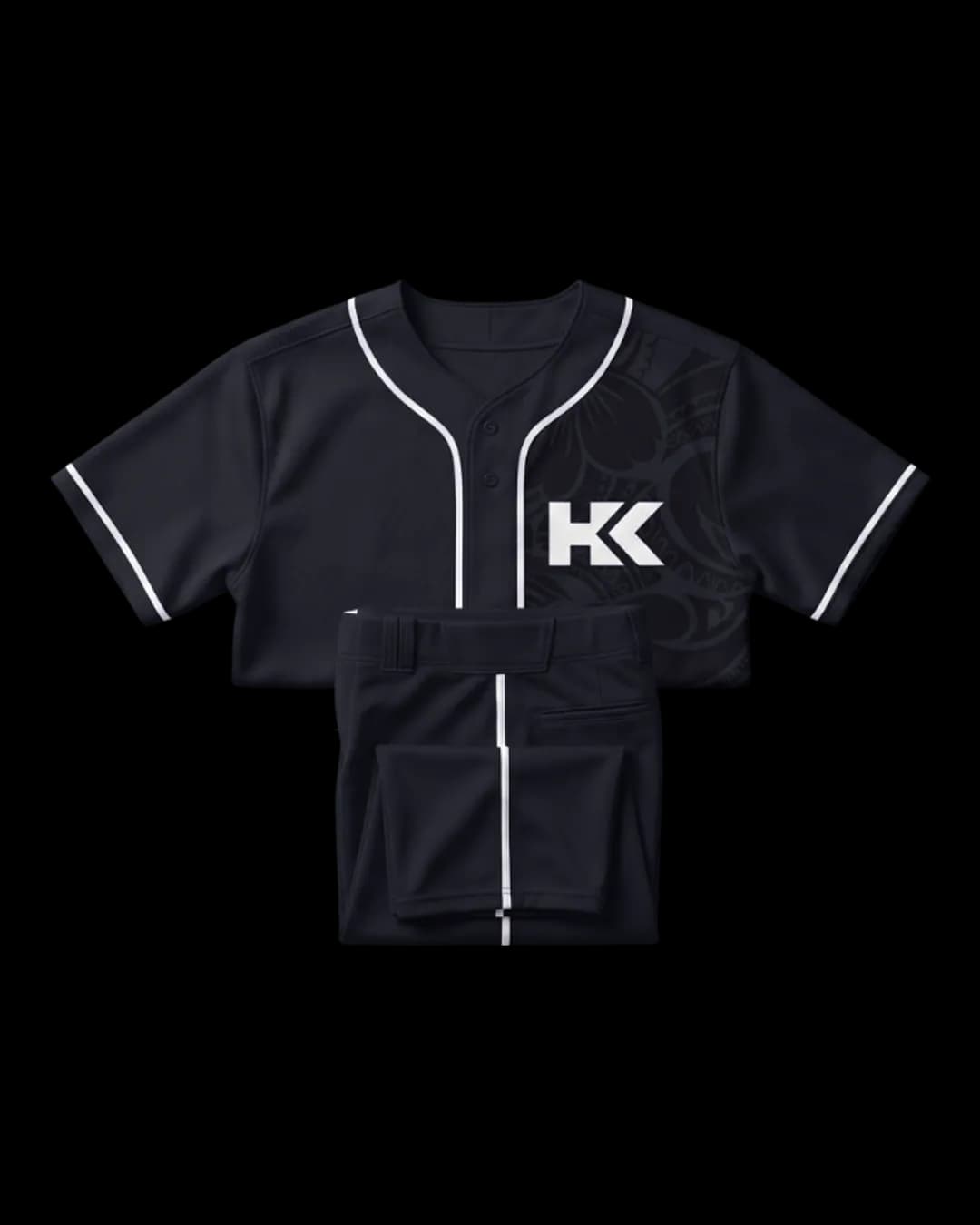 Classic Baseball Uniform in Navy