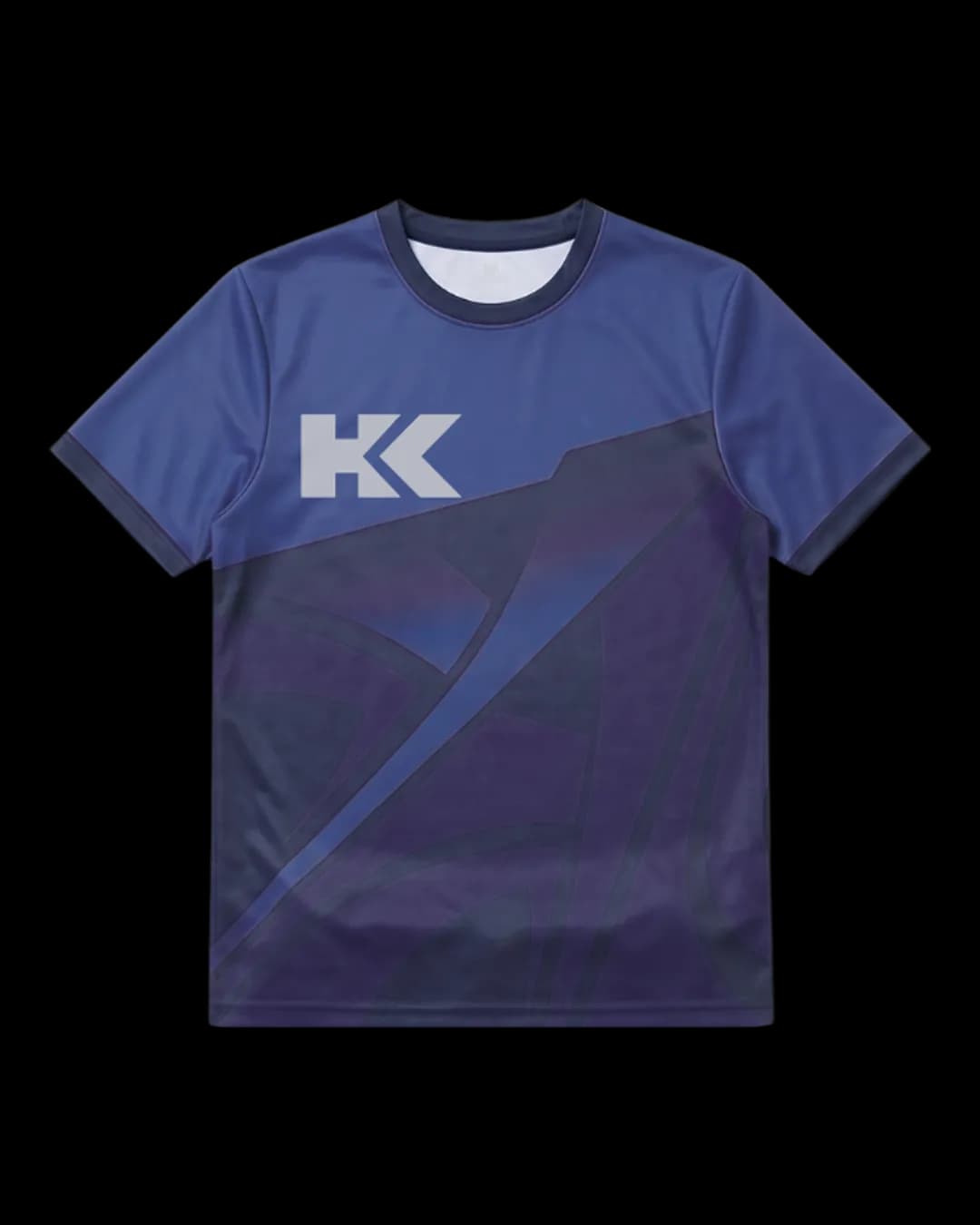 Printed Training T-Shirt in Royal Blue