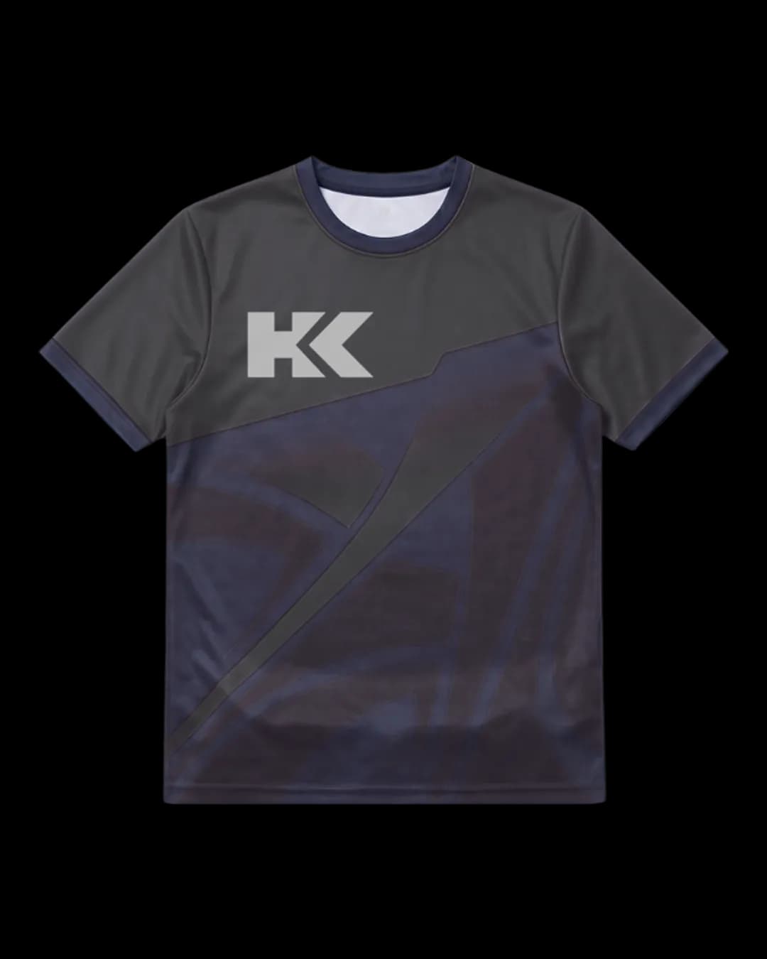 Printed Training T-Shirt in Navy