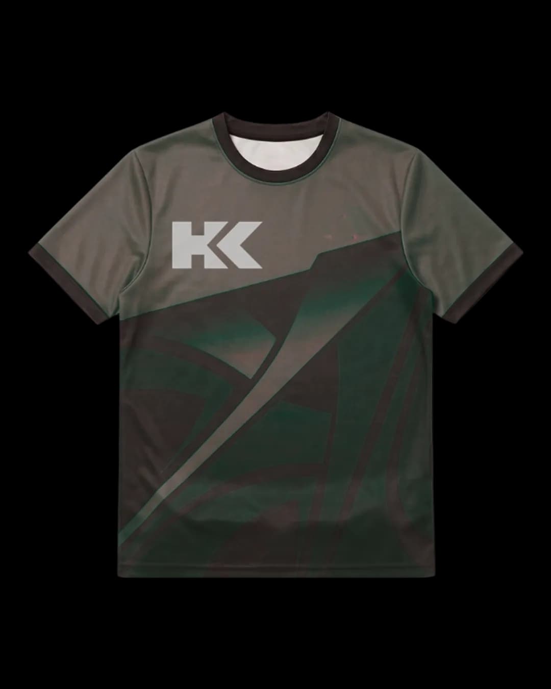 Printed Training T-Shirt in Charcoal