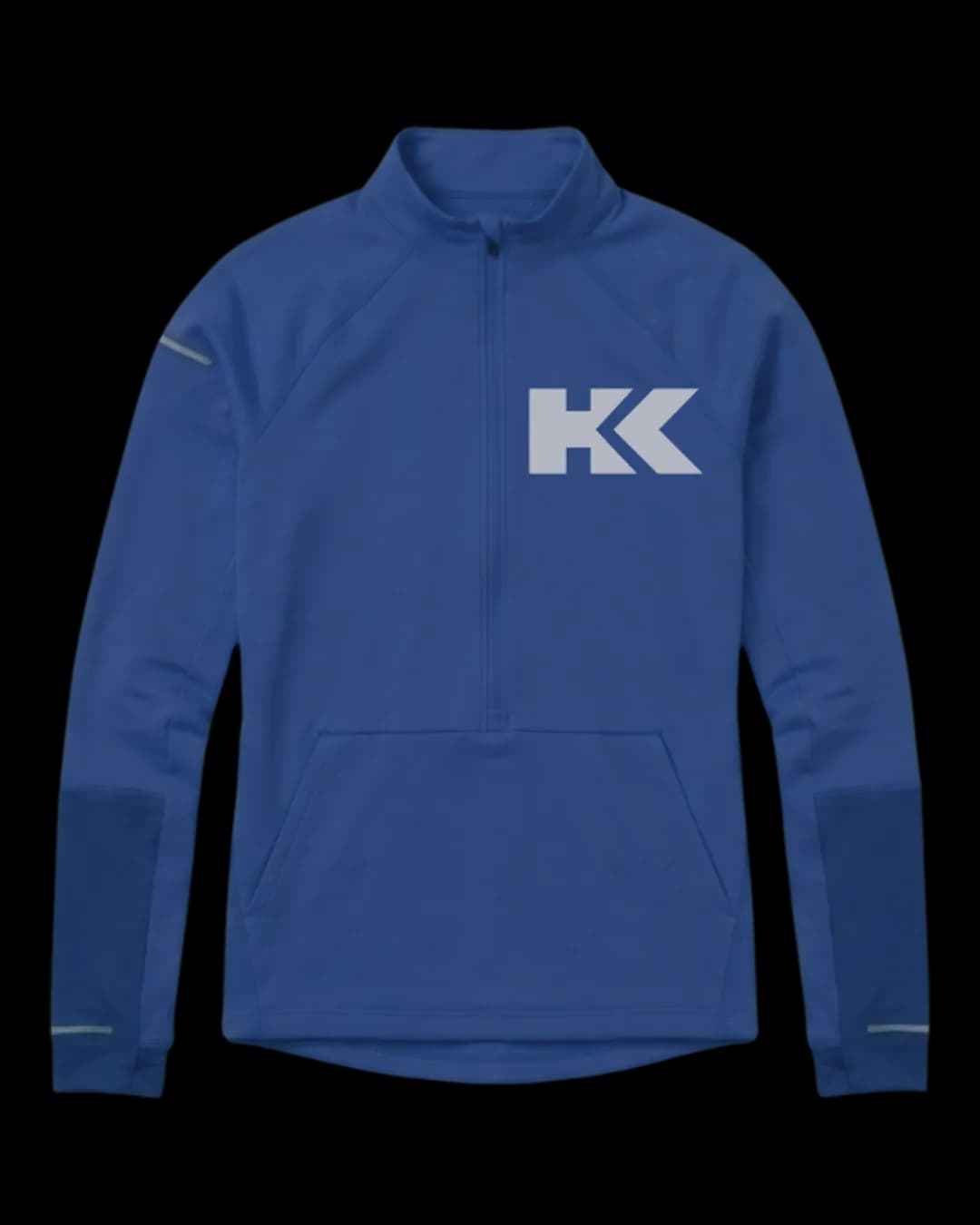 Quarter-Zip Training Top in Royal Blue