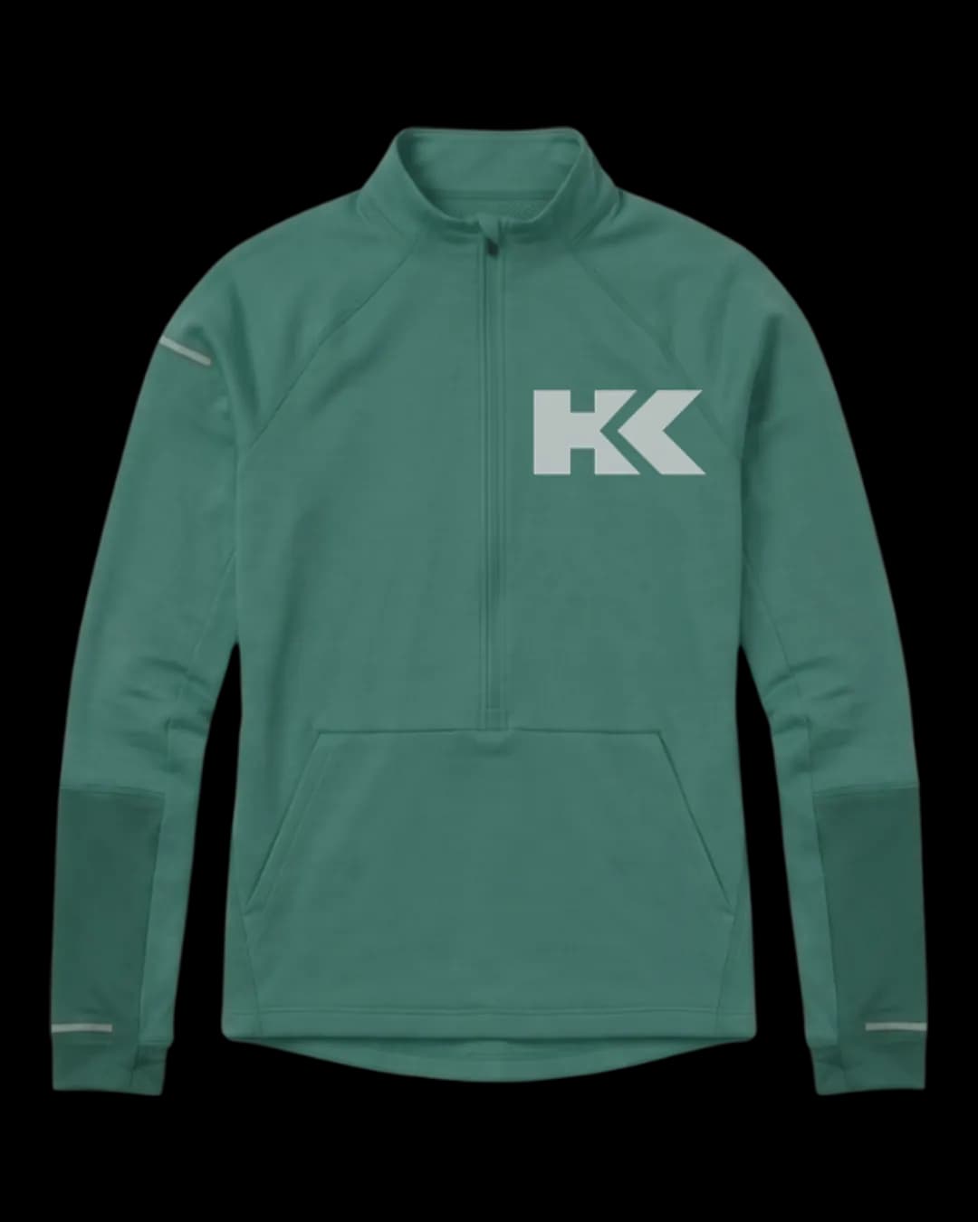 Quarter-Zip Training Top in Teal