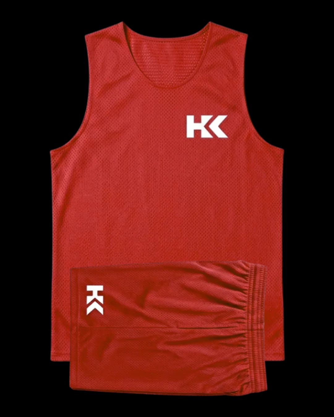 Classic Basketball Uniform in Red