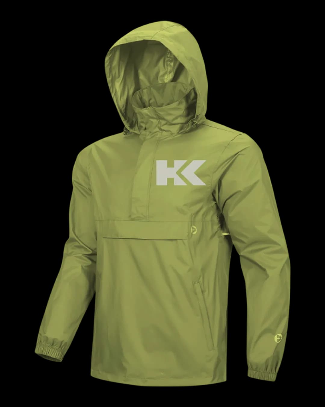 Pullover Rain Jacket in Khaki