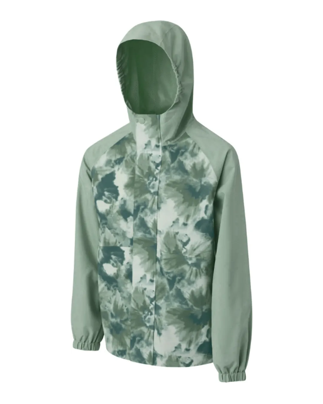 Printed Rain Jacket in Sage