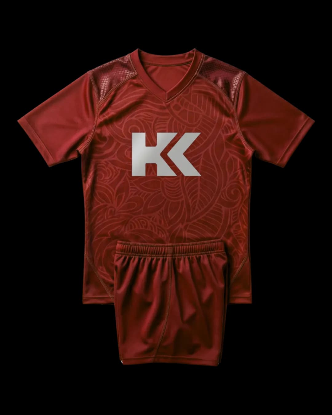 Textured Rugby Uniform in Red