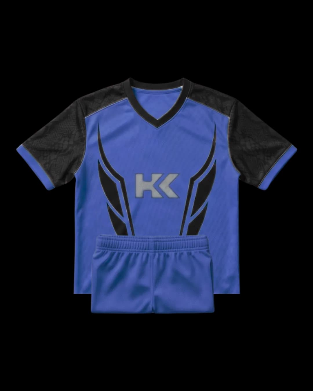 Contrast Panel Rugby Uniform in Royal Blue