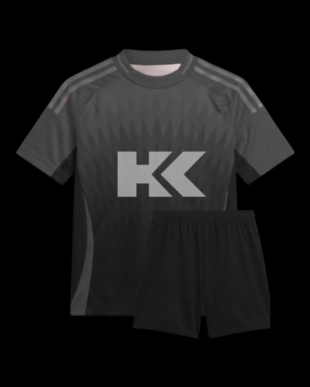 Gradient Soccer Kit in Charcoal