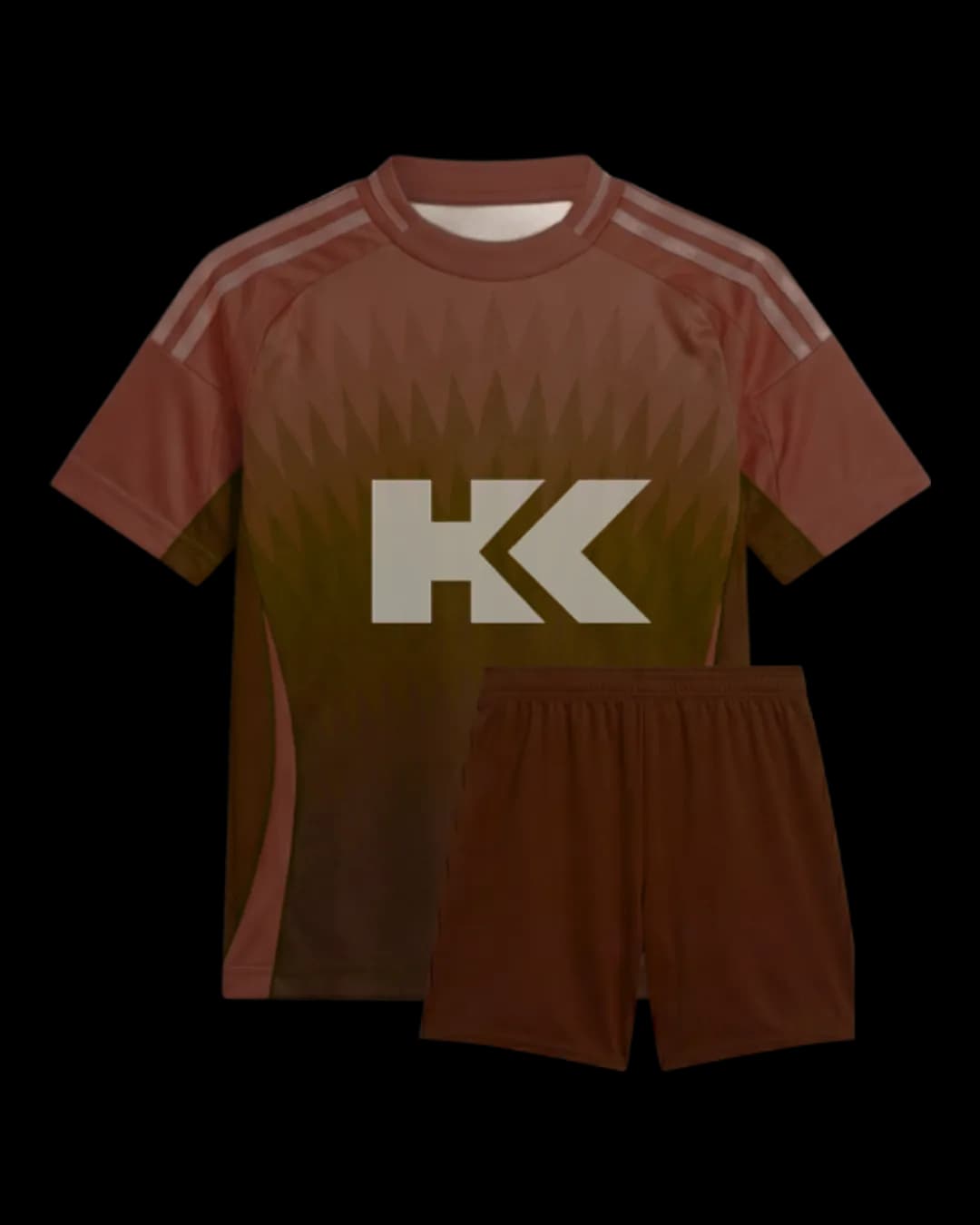 Gradient Soccer Kit in Brown