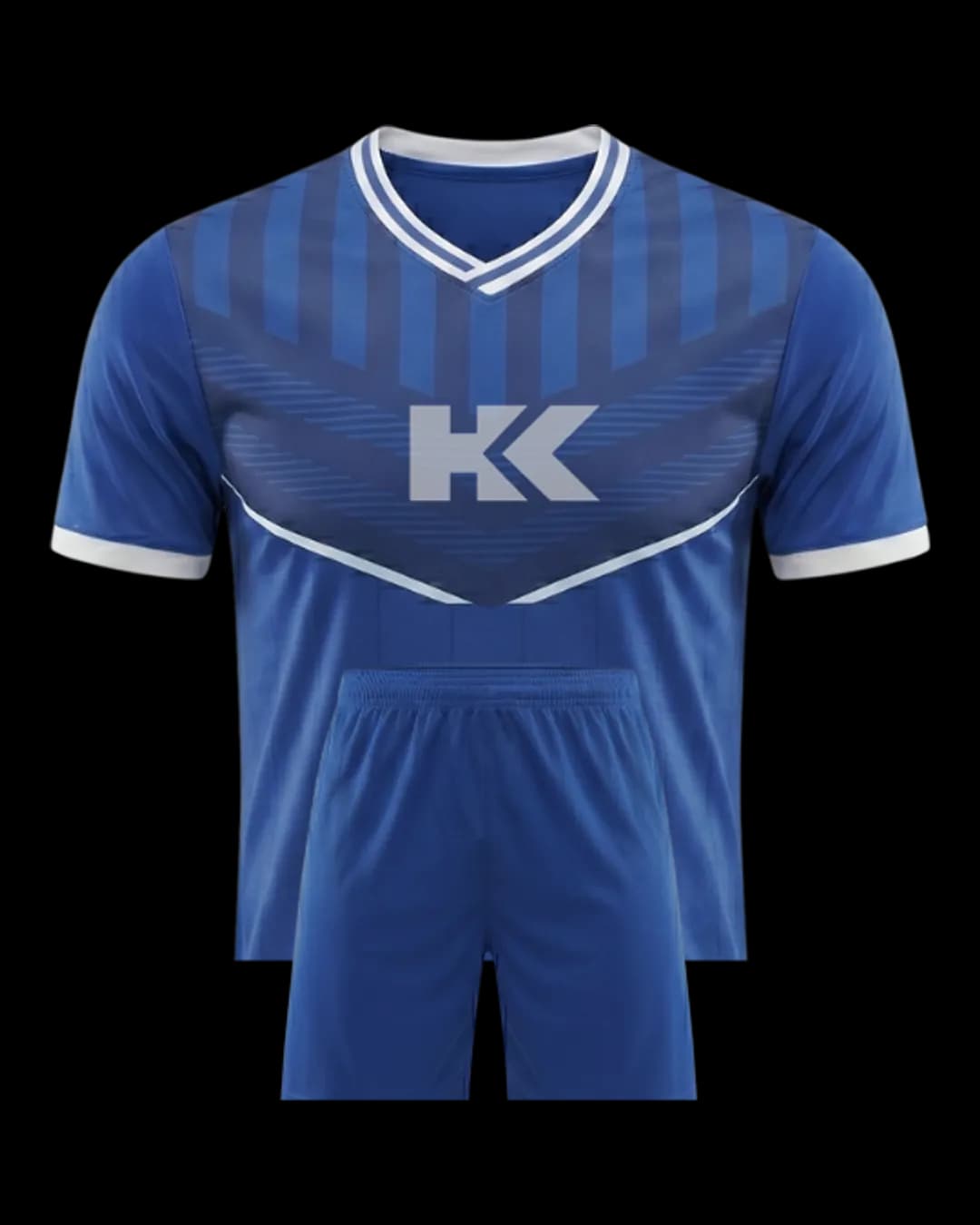 Chevron Soccer Kit in Royal Blue