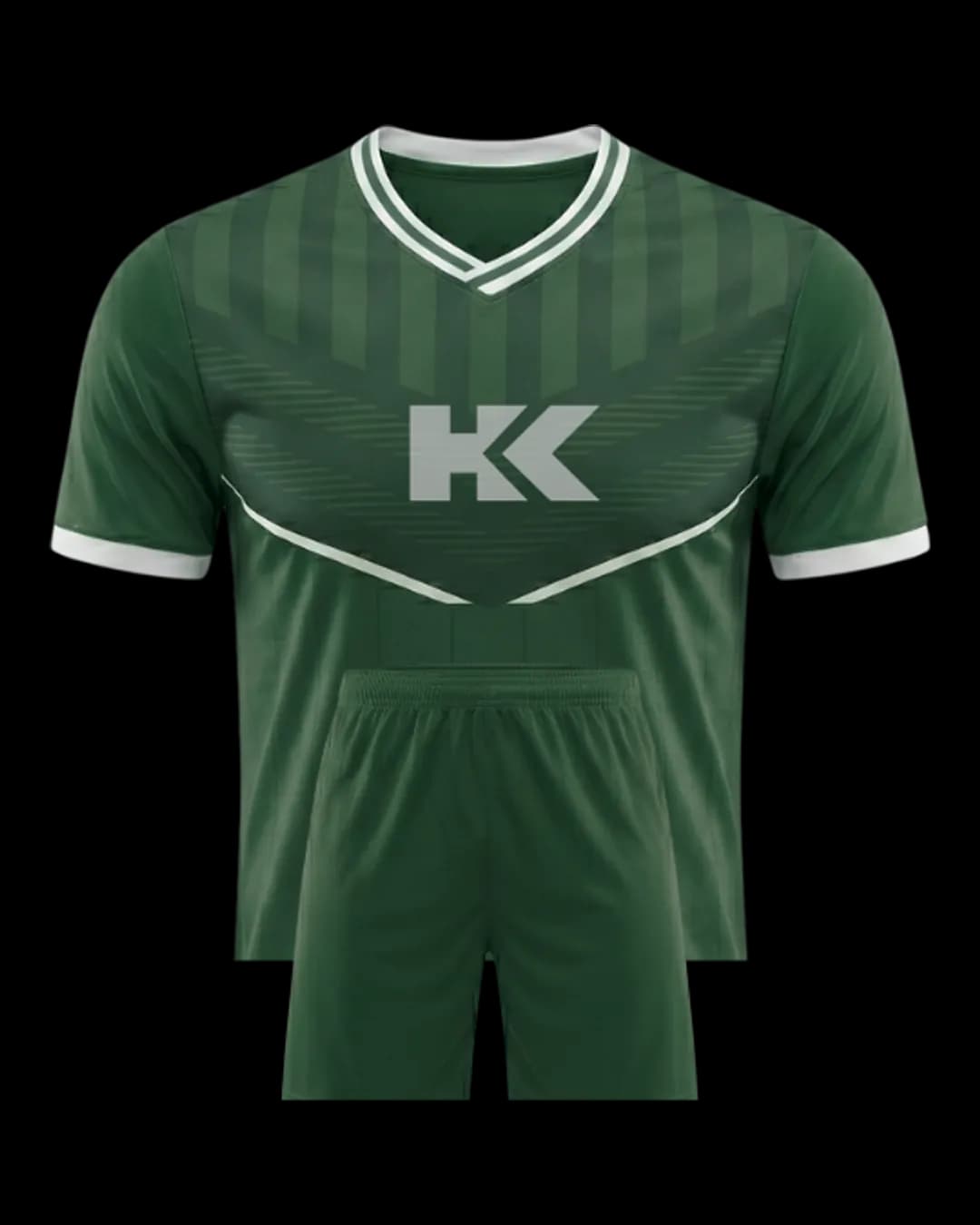 Chevron Soccer Kit in Bottle Green
