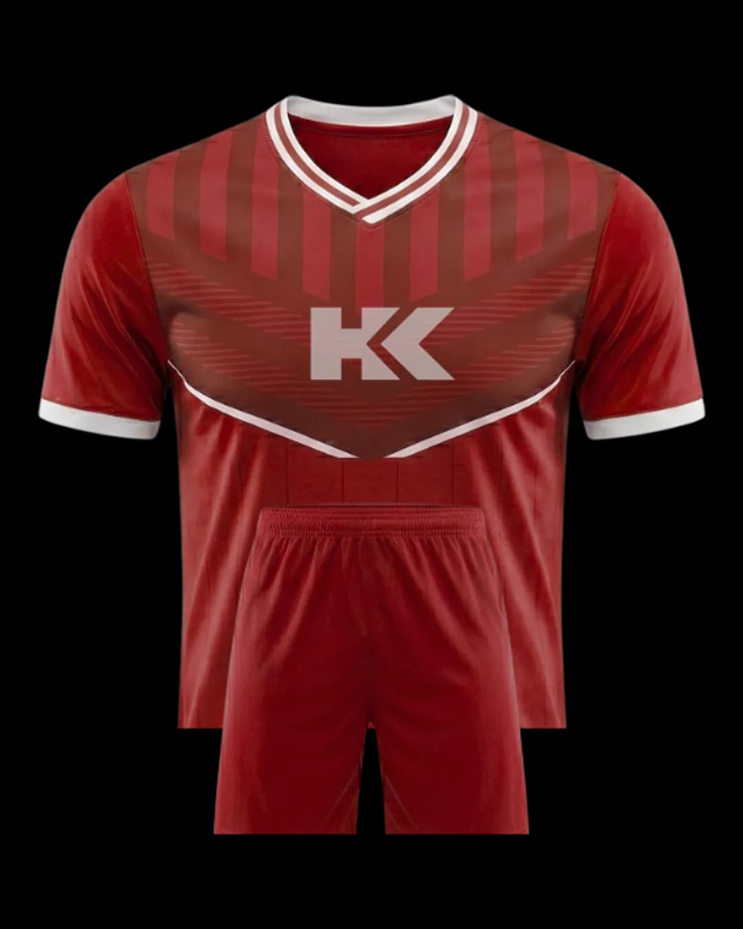 Chevron Soccer Kit in Red