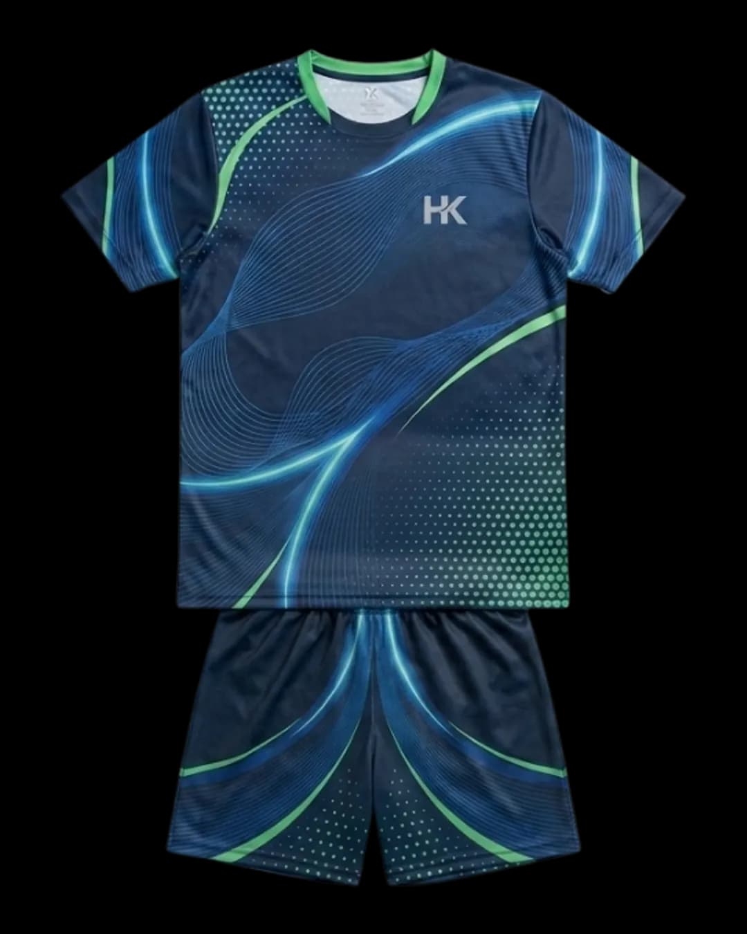 Light Trail Soccer Kit in Navy