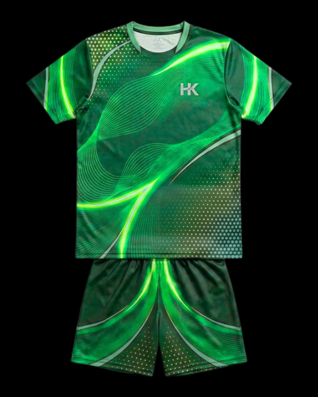 Light Trail Soccer Kit in Green
