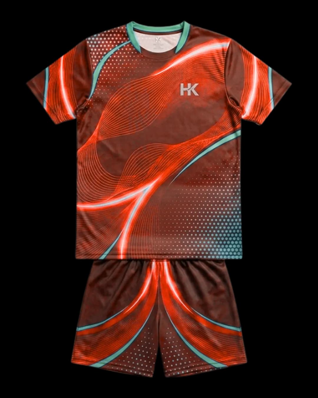 Light Trail Soccer Kit in Red