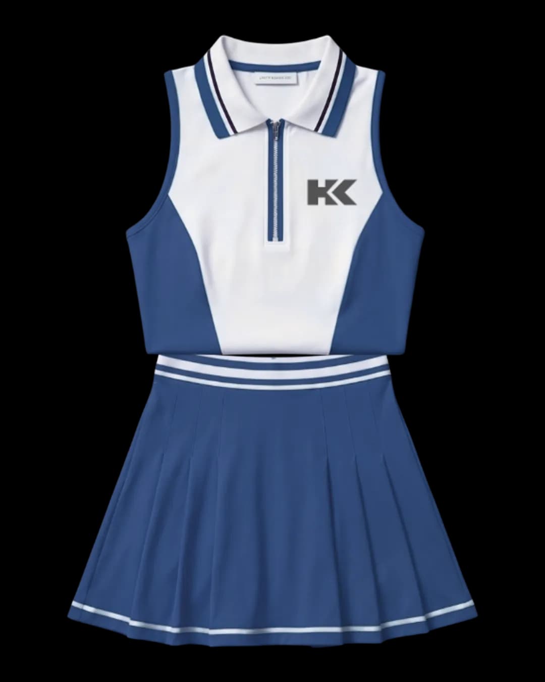 Sleeveless Tennis Dress in Royal Blue