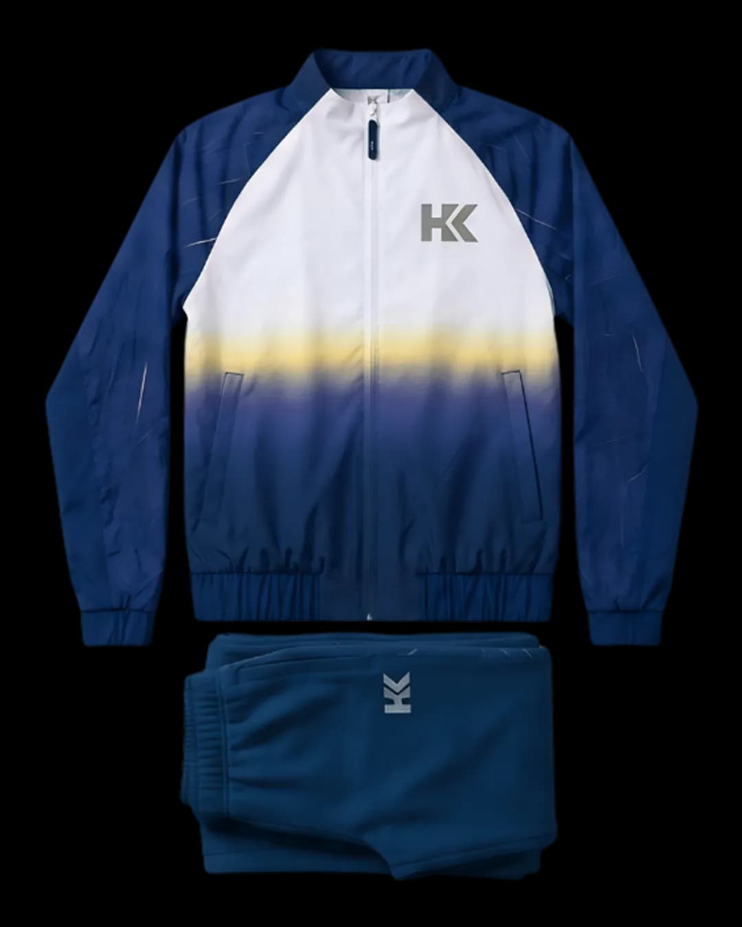 Ombre Tracksuit in Navy