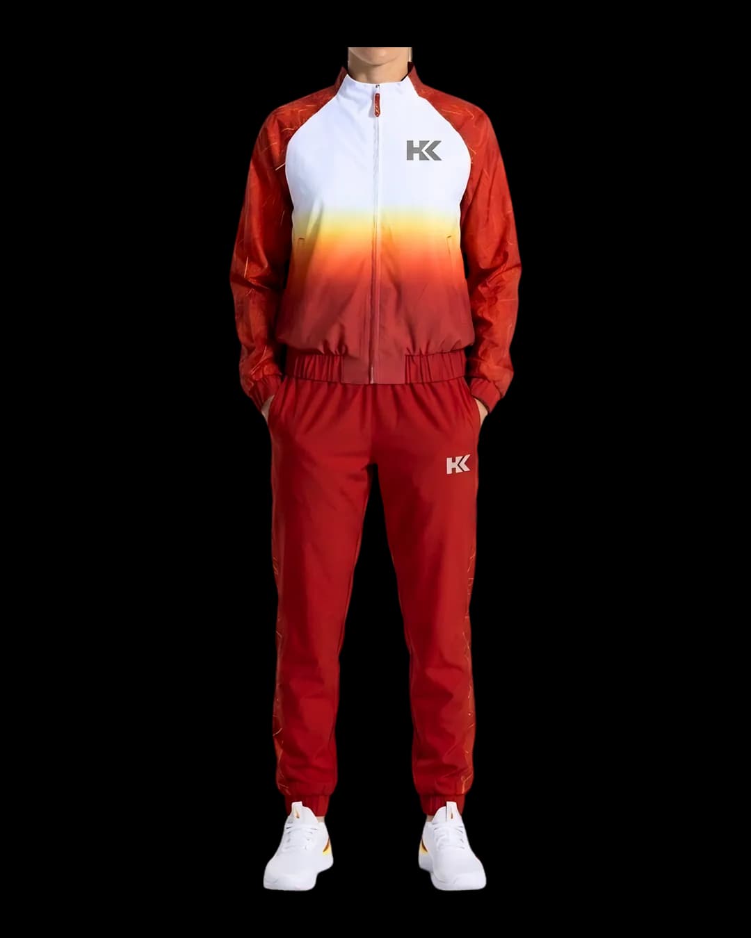 Ombre Tracksuit worn by a model