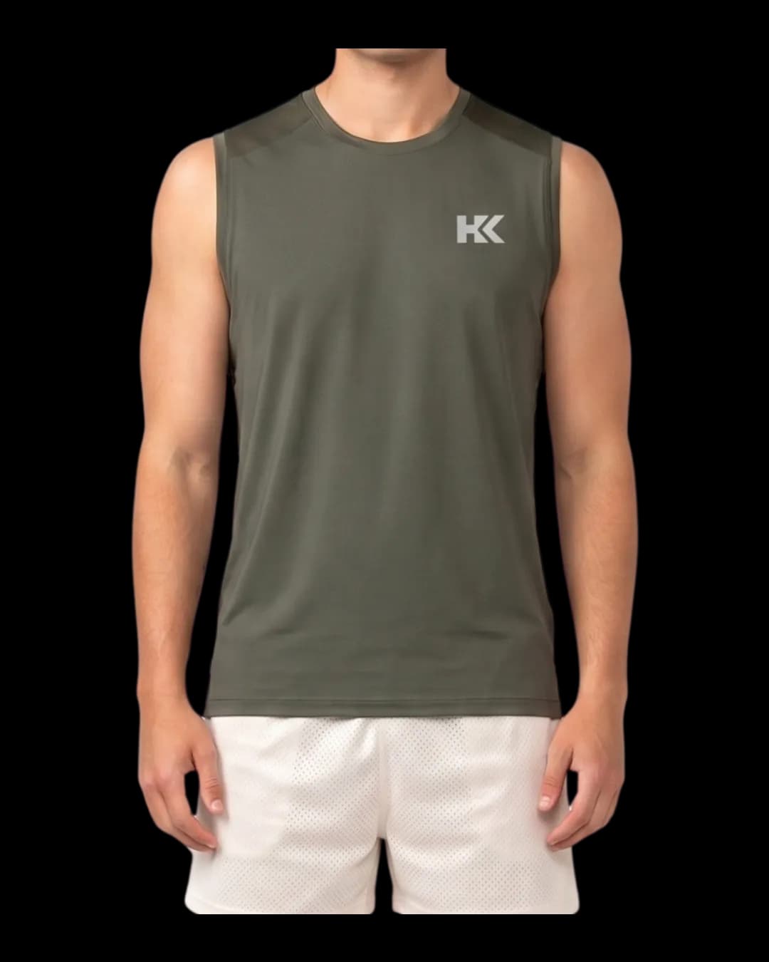 Running Singlet, worn by a model, view 3